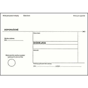 envelopes with acknowledgement of delivery-flap